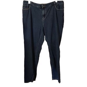 Women’s Sonoma Life + Style Mid Rise Slim Straight Medium Wash Blue Jeans Sz 20